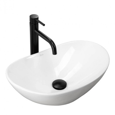 Lavoar pentru blat REA Royal Mini White foto