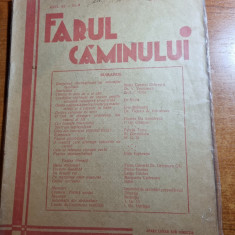 farul caminului octombrie 1935-retete culinare,maria general dobrescu