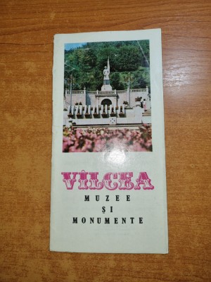 pliant prezentare orasul valcea muzee si monumente - din anul 1986 foto