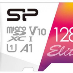 Card de memorie Silicon Power Elite microSDXC, 128 GB, UHS-I, A1, V10