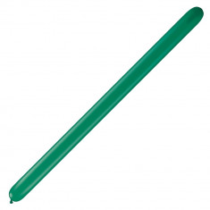 Baloane Latex Modelaj Emerald Green, 1&amp;quot; x 60&amp;quot;, Qualatex 160 43909, set 100 buc foto