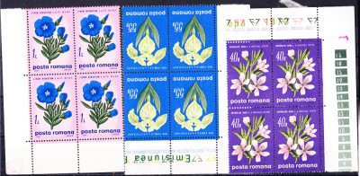 TSV$ - 1970 LP 719 FLORI DE STEPA BLOC X 4 MNH/** LUX foto