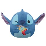 Jucarie de plus, Squishmallows, Disney Stitch cu Cartofi Prajiti, 25 cm