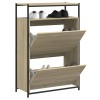 Gossi pantofar, stejar sonoma, 75x34x112 cm, lemn compozit