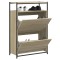 Gossi pantofar, stejar sonoma, 75x34x112 cm, lemn compozit