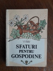 Sfaturi pentru gospodine - V. E. Drozdova / R6P4F foto