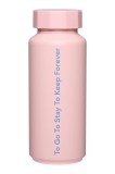 Design Letters sticlă termică Tone On Tone 0,5 L culoarea roz