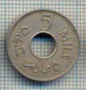 12190 MONEDA -PALESTINA - 5 MILS -ANUL 1946 -STAREA CARE SE VEDE foto