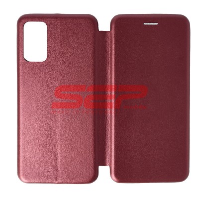 Toc FlipCover Round Xiaomi Redmi Note 10 5G Wine foto
