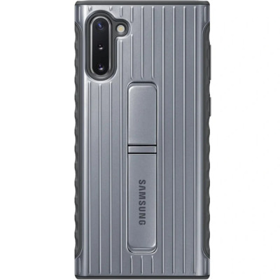 Husa Cover Hard Samsung Standing pentru Samsung Galaxy Note 10 Argintiu foto