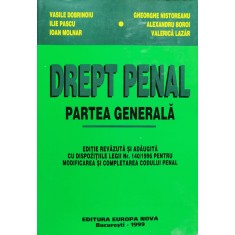 Drept Penal Partea Generala - Vasile Dobrinoiu Ilie Pascu Ioan Molnar Gheorghe N, B1021