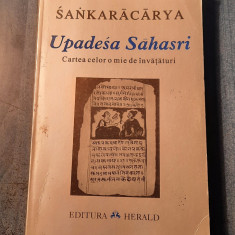 Upadesa Sahasri cartea celor o mie de invataturi Sankaracarya