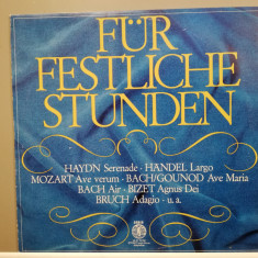 For Festive Hours : Haydn/Handel/Mozart …(1968/Orbis/RFG) - VINIL/ca Nou (NM+)