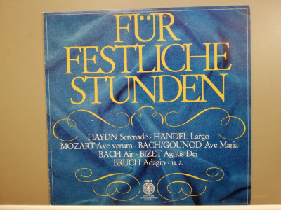 For Festive Hours : Haydn/Handel/Mozart &amp;hellip;(1968/Orbis/RFG) - VINIL/ca Nou (NM+) foto