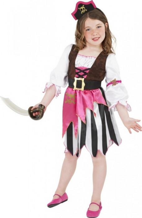 Costum pirati fetite 7-9 ani