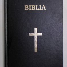 BIBLIA SAU SFANTA SCRIPTURA A VECHIULUI SI NOULUI TESTAMENT , CU TRIMITERI , 2010 , TIPARITA PE HARTIE DE BIBLIE *