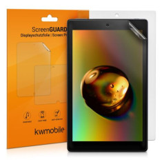Set 2 Folii de protectie mate pentru tableta Amazon Fire HD 10 (2017-2019) , Kwmobile, Transparent, Plastic, 43731.2