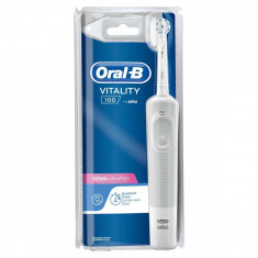 Periuta Electrica Oral-B 100 Vitality Sensi UltraThin 7600 oscilatii/min Alb/Gri foto