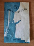 Program TEATRUL TINERETULUI 1954 &ndash; 1955 (Piesa &bdquo;ANI DE PRIBEGIE&rdquo;)