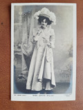 Fotografie tip carte postala, Miss Gertie Millar, 1907