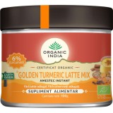 Golden Turmeric Latte Mix (Amestec Instant cu 6% Curcumina Organica) Ecologic/Bio 100g