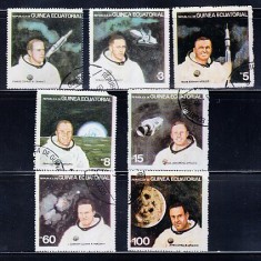 A12 S5 9 - Timbre foarte vechi - Guineea Ecuatoriala - cosmos