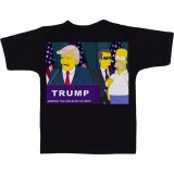 Cumpara ieftin Tricou &quot; Simpsons - Donald Trump president &quot;