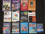 Lot 12 carti vechi despre calculatoare, informatica.