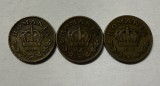 Lot 3 monede 1 Leu 1938-1940
