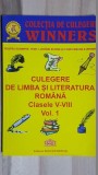 Culegere de limba si literatura romana clasele V-VIII 1