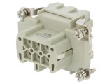 Conector HDC Mamă 6+6 PIN 3 PE Fără Contacte, TE Connectivity