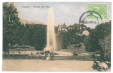 1905 - SINAIA, Park, Romania - old postcard - used - 1910 - TCV, Circulata, Printata