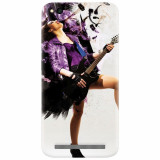 Husa silicon pentru Xiaomi Redmi 4A, Rock Music Girl