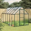 Sera Gradina Gossi, Cadru Aluminiu, 334x169x195 cm, Verde, Policarbonat, Protectie UV, Aerisire Optima, Ideal Legume Fructe