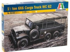 + Kit scara 1/35 Italeri 6230 - 1/2 ton 6x6 Cargo Truck WC62 + foto