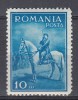 ROMANIA 1932 LP 97 REGELE CAROL II CALARE MNH, Nestampilat