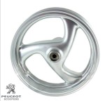 Cumpara ieftin Janta fata originala Peugeot Elyseo - Elystar - Trekker - Vivacity - Vivacity 2 2T 50-100cc (pentru roata 12&quot;) - culoare: argintie