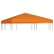 vidaXL Acoperiș de pavilion, 310 g/m&sup2;, portocaliu, 3 x 3 m