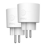 Priza smart / inteligenta IMOU CE2P, Wi-Fi, 16 A, 3680 W, schuko, programabila, contor de energie, alb, 2 buc / set