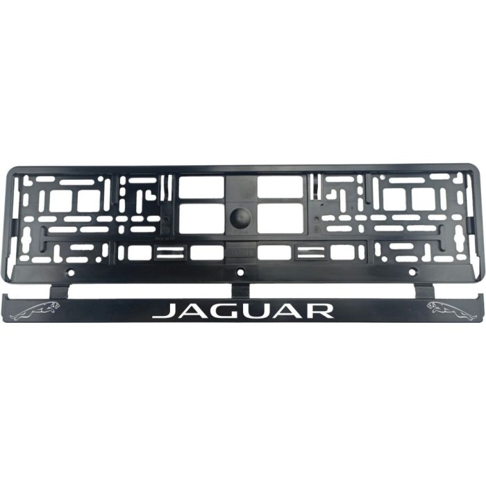 Set 2 bucati, suport numar inmatriculare Jaguar