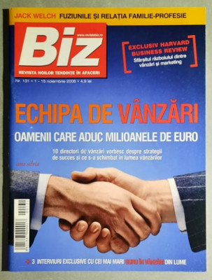 Revista Biz - nr. 131 noiembrie 2006 foto