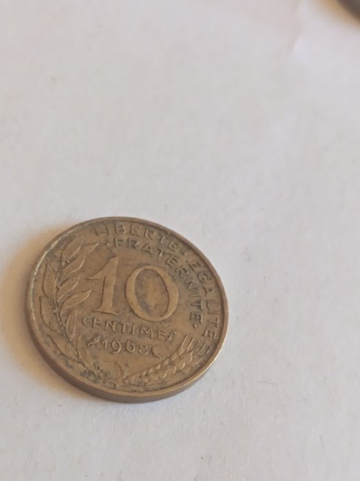 Franta 10 centimes 1968