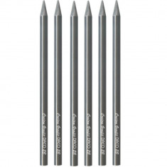 Set 6 Creioane Grafit DACO, Mina 2B, Corp din Grafit, Creioane Desen 2B, Creioane Grafit 2B, Creioane Tehnice, Set Creioane Grafit, Creion Grafit 2B,