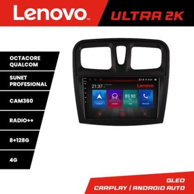 Navigatie Dacia Sandero 2012-2020 var B Octa Core Android Radio Bluetooth GPS WIFI/4G DSP 2K 8+128GB 360 Tosli CarStore Technology foto