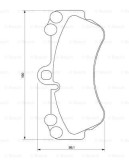 BOSCH 0 986 424 740 set placute frana,frana disc