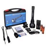 Lanterna Vanatoare Trustfire T70U LED 2300 Lumeni, 1000m, Acumulatori 18650, Comutator Dublu, Incarcator, Stroboscop, Impermeabila IPX8