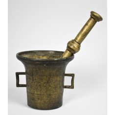 Mojar cu pistil / Piua veche din bronz - cca. 7 kg - dimensiuni mari