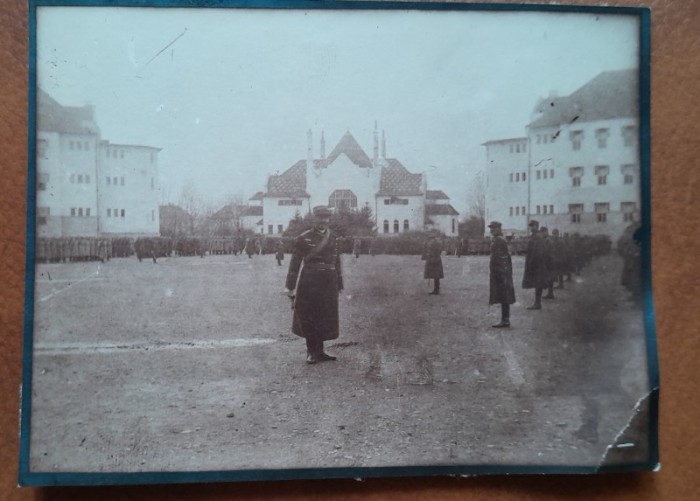 Fotografie, militari in unitate, perioada interbelica