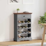 vidaXL Suport sticle de vin, 55x23x85 cm, lemn masiv de mahon 244507