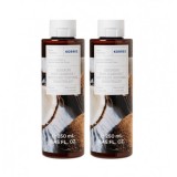 Gel de duș cu apă de cocos KORRES 2x250ml